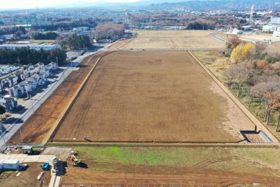 圏央鶴ヶ島IC東側土地区画整理事業　造成工事その３